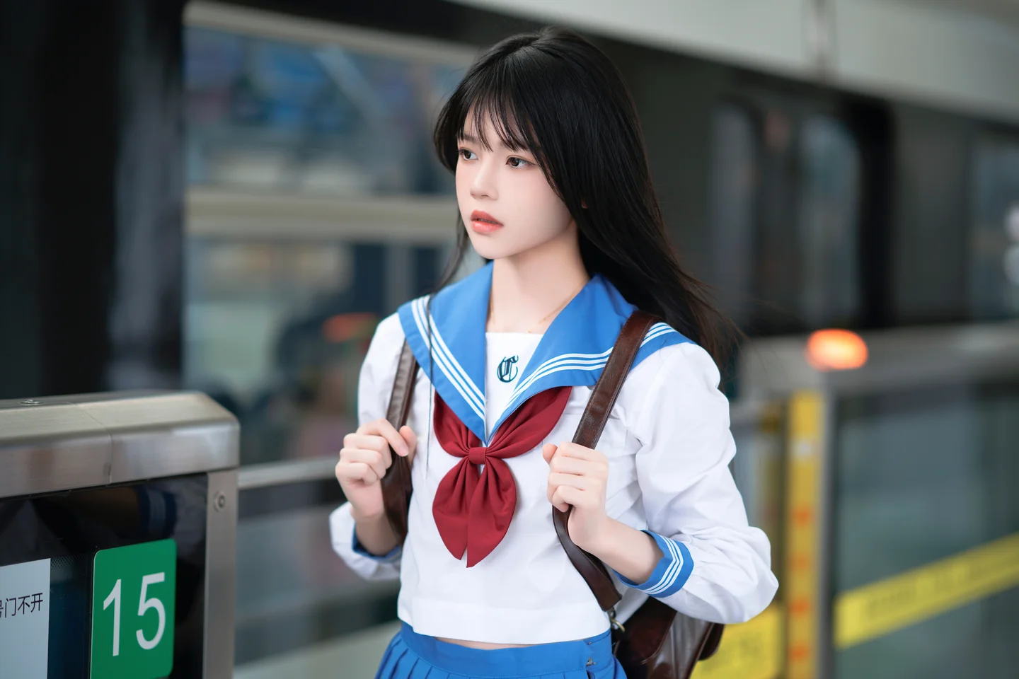 桜桃喵 - 地铁JK [33P-304MB] tg@simisebaisi 【丝足阁】013.webp